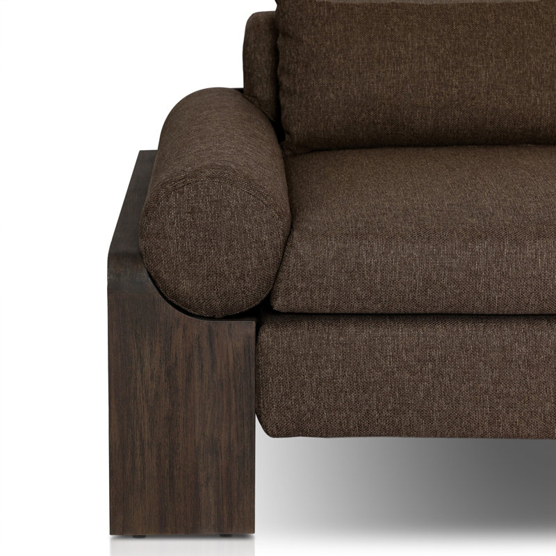 Chaise d'extérieur délavée Joette - FSC, Sable faye, Teck naturel