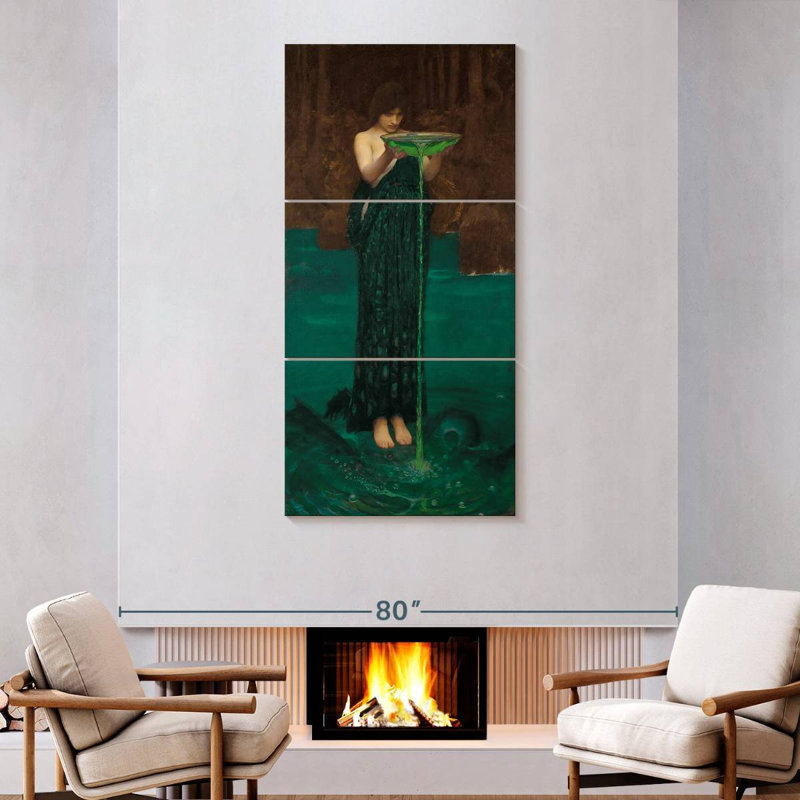 Circe Invidiosa, 75" H x 36" W