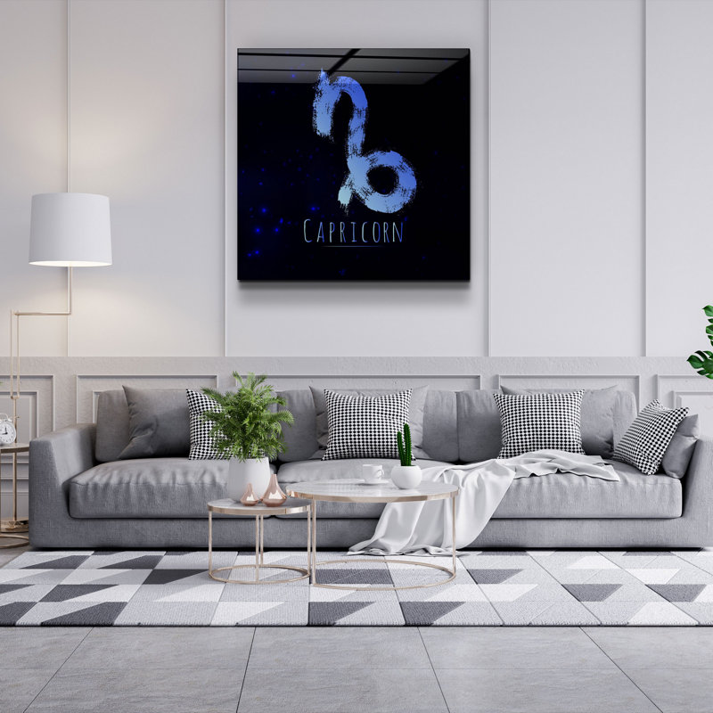 Stunning Decorative Tempered Glass Painting, 19.7 x 19.7 Inches | 100% Tempered Glass, Thickness: 0.16 Inches | UV Printing for Vibrant Colors | Perfect for Home Décor, Living Room or Office Wall Art
