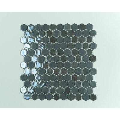 Onix Opalo Grey Malla 1X1 Hexagon Mosaic (5 Tiles Per Box)