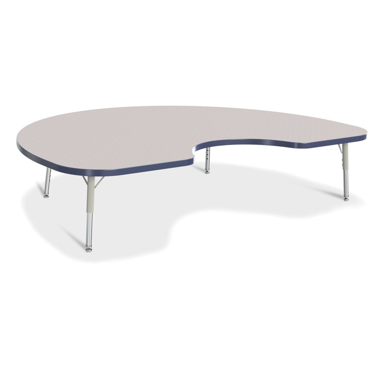 Tables pour enfants Berries®, Taille adulte : H 24 po à 31 po, Gris / marine