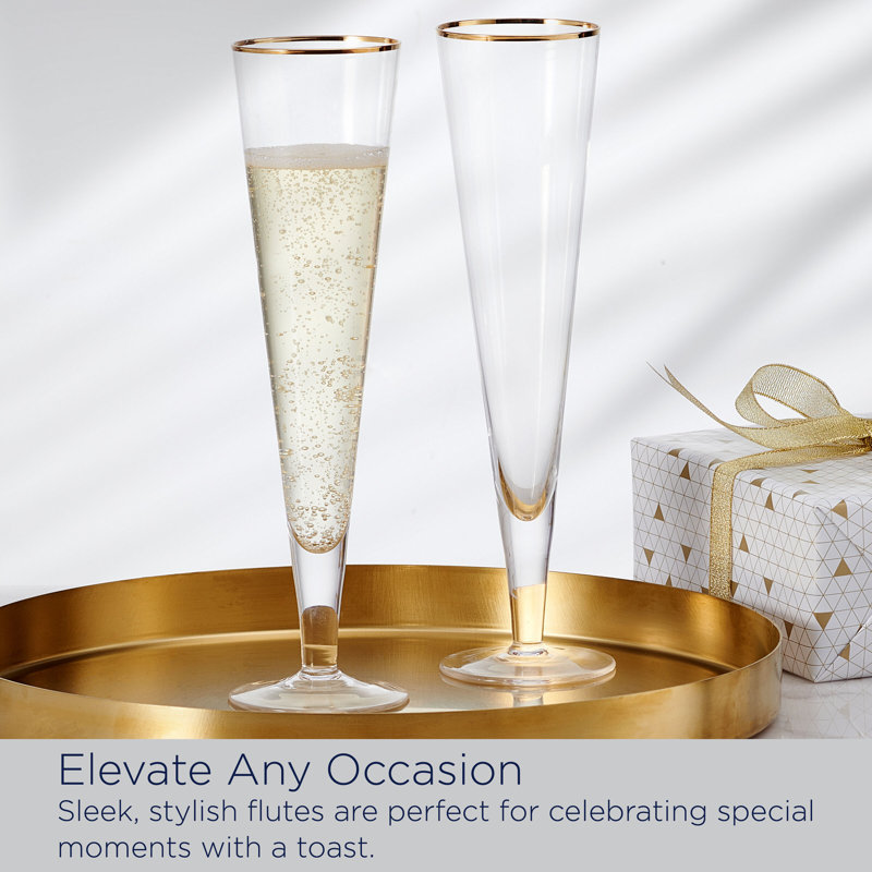Trumpet 8 oz. Champagne Flutes