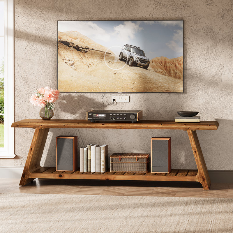 Meuble télé 63 po, console multimédia