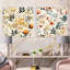 Gaetan - Ensemble de 2 collages carrés botaniques abstraits-101847376-101847377