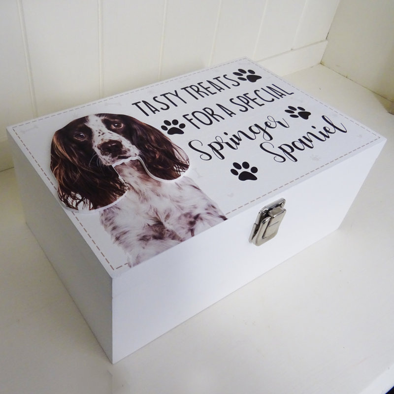 Springer Spaniel Dog Treat Box Donaldson Decorative Box