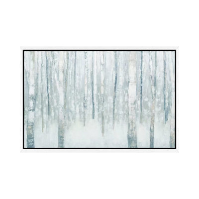 Birches In Winter II by Julia Purinton - Print on Canvas