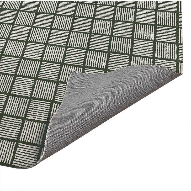 Tapis d'extérieur antidérapant Tally Blocks, Rectangle 5 pi x 7 pi
