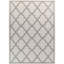 Grey Traditional Rug, Geometric Easy to Clean Rug For Living Room, Dining Room, Bedroom, Kitchen-976949268