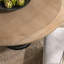 Lunen Round Pine Pedestal Dining Table