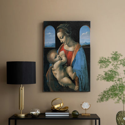 Madonna Litta -Gallery Wrapped Canvas by Leonardo da Vinci