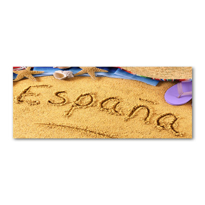 Spain Lettering - No Frame Print on Canvas