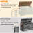 Manufactured Wood Blanket Chest, Brown And White-2062600849