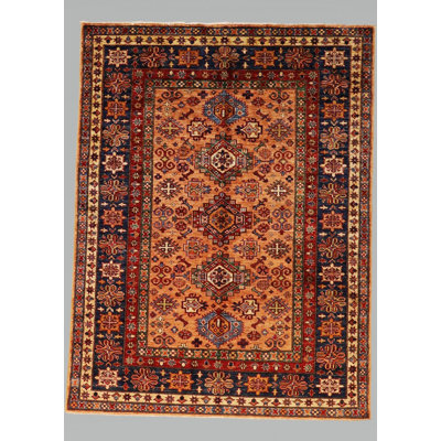 Marigold Orange Super Kazak 5'0" x 6'6"