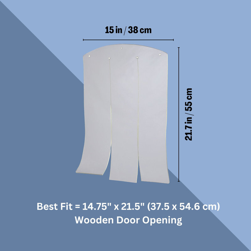 TRIXIE Vinyl Dog Door Flap, Extra Large (21.7" H x 15" W x 0.25" L)