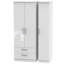 Yvette 3 Door Manufactured Wood Wardrobe-18860328-23704023
