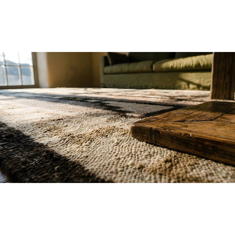 Hand Knotted Wool Geometric Area Rug