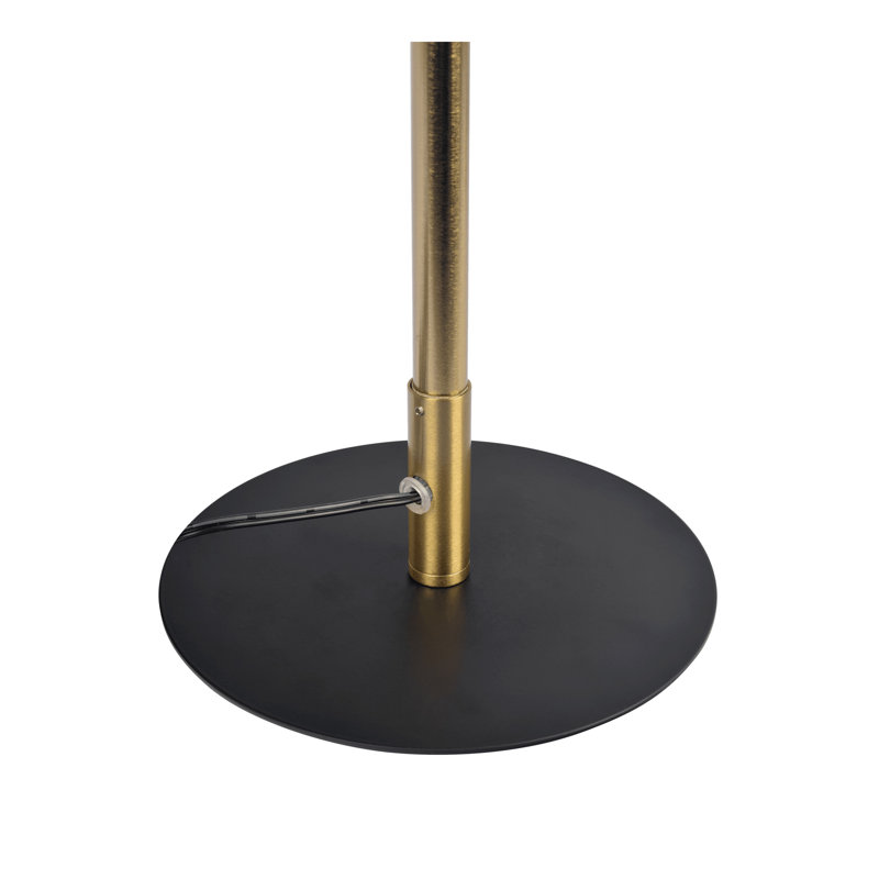 Dimond Black LED Table Lamp with On/Off Switch Round Metal Base