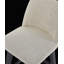 Tabourets de bar modernes, tabouret de bar pivotant à 360 degrés, tabourets de bar rembourrés avec pieds en bois massif (crème, ensemble de 2)
