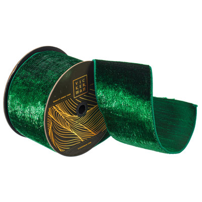  4" x 10yd Luster Wired Ribbon.