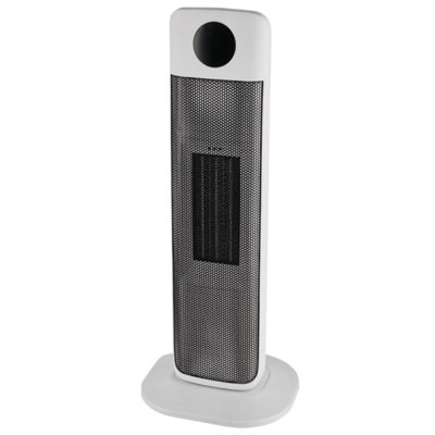 Portable Space Heater for Indoor Use, Oscillating Electric Heater, 2 Heat Settings, Touch & Remote Control, 24-Hour Timer, Overheat & Tip-Over Protection, for Indoor Use, Home, Bedroom, Office