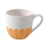 Villeroy & Boch Fleur Soleil Collection Espresso Cup, Premium Porcelain, Made in Germany, Dishwasher and Microwave Safe, Flower Pattern, 2.5 oz Capacity, Yellow Orange