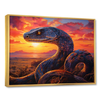 " Desert Serpents At Sundown "