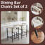 Ensemble de 2 tabourets de bar Modern-475698814