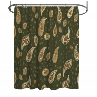 Paisley Shower Curtain -  abstract Bathroom Decor