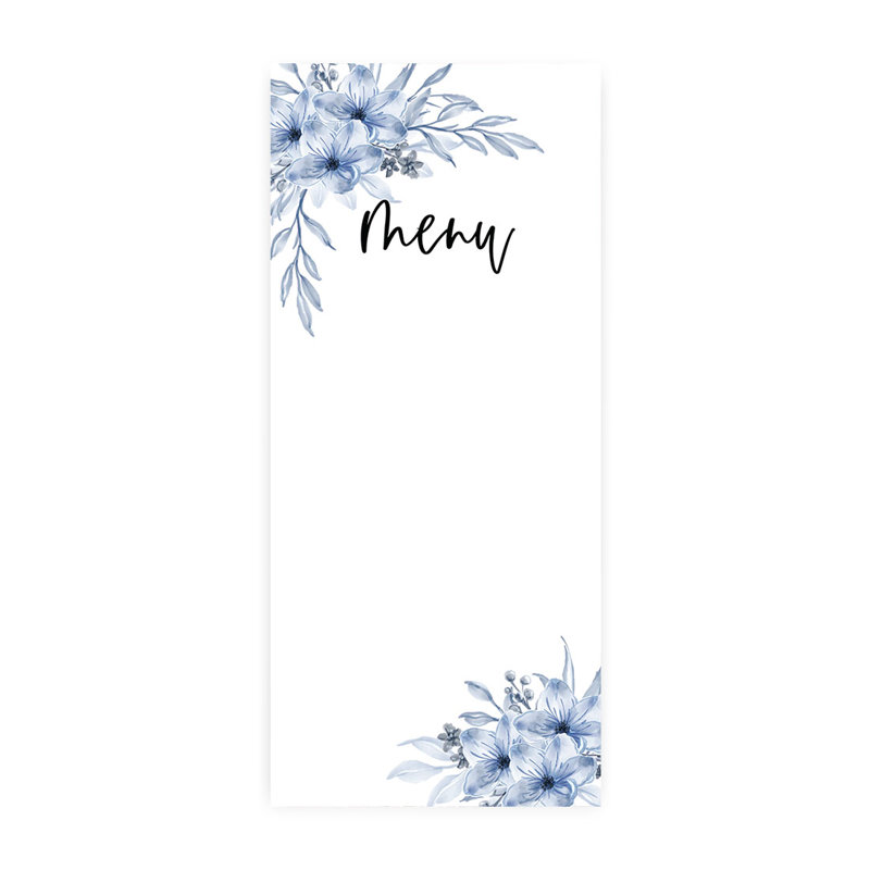 Dusty Blue Florals