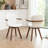 Karez 21.2" W Faux Leather Swivel Modern Dining Chair-301842001