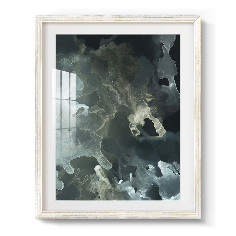 Gilded Spector I -Framed Print, 25.5" H x 17.5" W, White