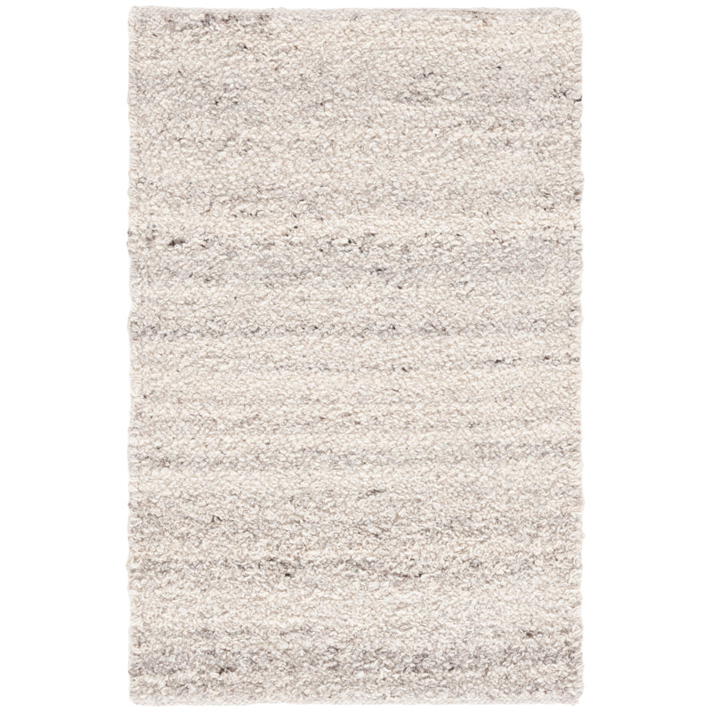 Metin Natura Handwoven Wool Rug, Rectangle 6' x 9'