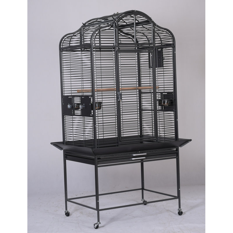 Majestic Open Top Large Noir, Noir, Medium (68" H x 32" W x 23" D)