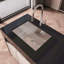 Stainless Steel Kitchen Sink, Single Bowl, Undermount Handmade Sink In Brushed Nickel, With Us Standard Drain And Hook