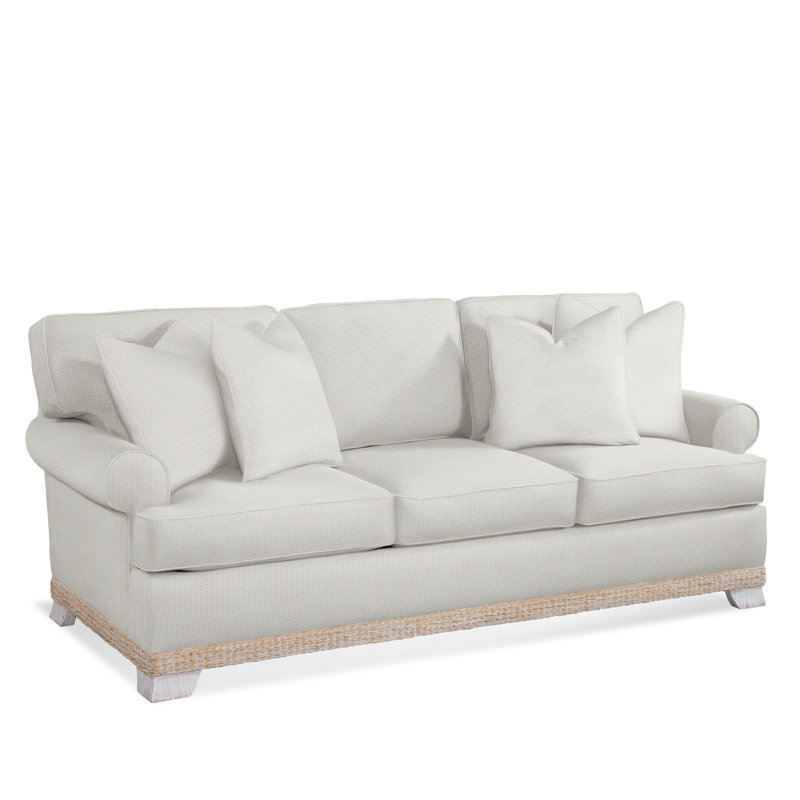 Fairwind 83" Sofa Bed with Reversible Cushions, Vanilla Crypton Performance; 0822-91, Air Dream Mattress
