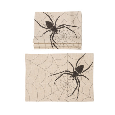 Errol Linen Embroidered Rectangle Placemat