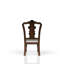 Chaise d'appoint en acajou traditionnel