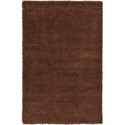Aanuoluwa Solid Colour Shag 60cm X 110cm Indoor / Outdoor Area Rug