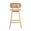 Ensemble de 2 chaises d'appoint en bois-1346143924