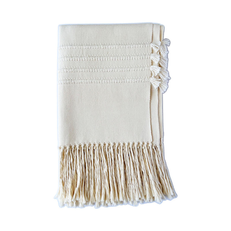 Quatro Hand Loomed Throw Blanket