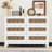 Wooden Dresser with 6 Drawers-991300970