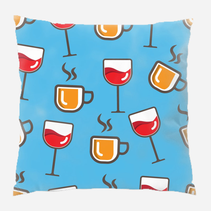 Coussin design, Bleu, Intérieur