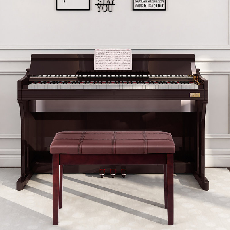 Banc de rangement Alumbaugh, Brun