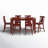 Alyra 6 - Person Extendable Solid Wood Top Four Leg Dining Set-811366374