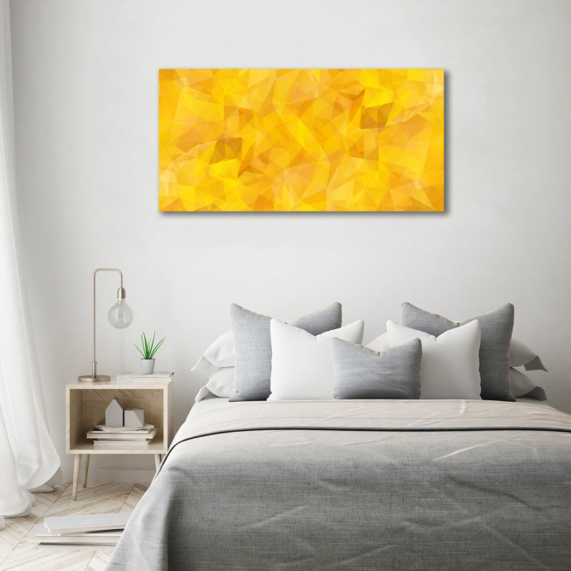 Abstraction Triangles - Wrapped Canvas Print