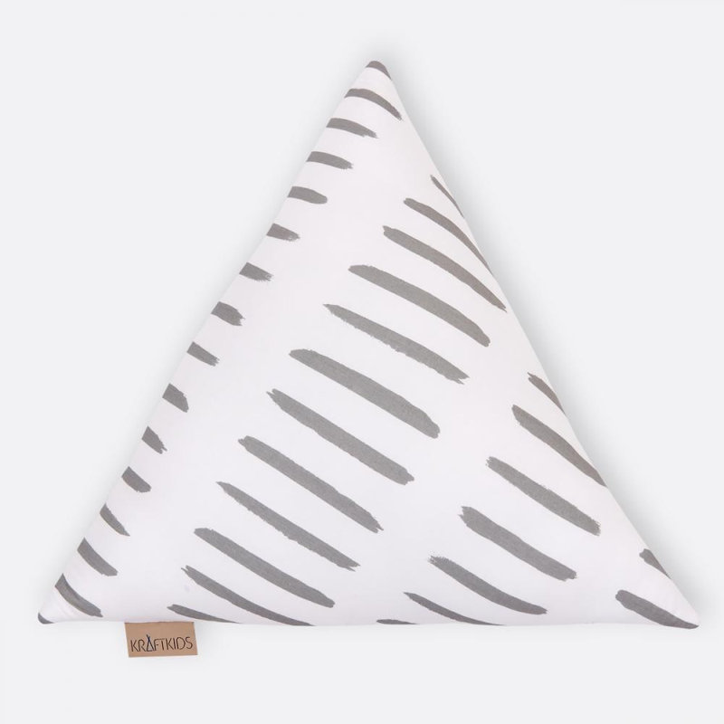 Graue Striche Striped Novelty Cushion