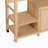 84.3" W Solid Wood Outdoor Kitchen Island
