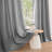Outdoor Curtain with Tab Top, Waterproof Black Out Thermal Insulated Outdoor Bedroom Livingroom Curtains, Effective Sun and Privacy Protection Curtain, for Balcony Terrace Pergola Indoor, Single Panel, 52" W x 108" L Gray-820979238-820979232