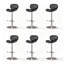 Chaise d'appoint noire et argentée (dossier de 6)-38804059