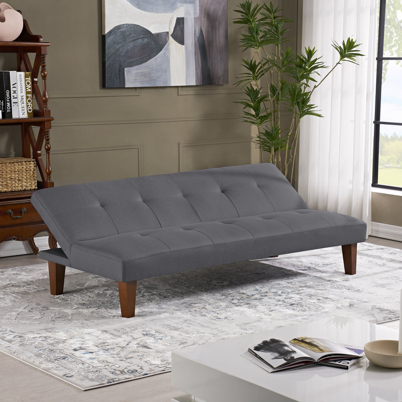 Canapé-lit Cherwell, Polyester gris